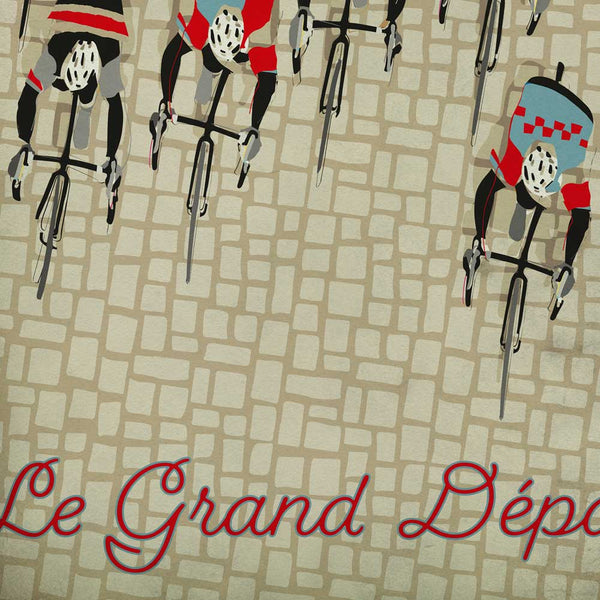 Le Grand Depart - Cycling Poster Print