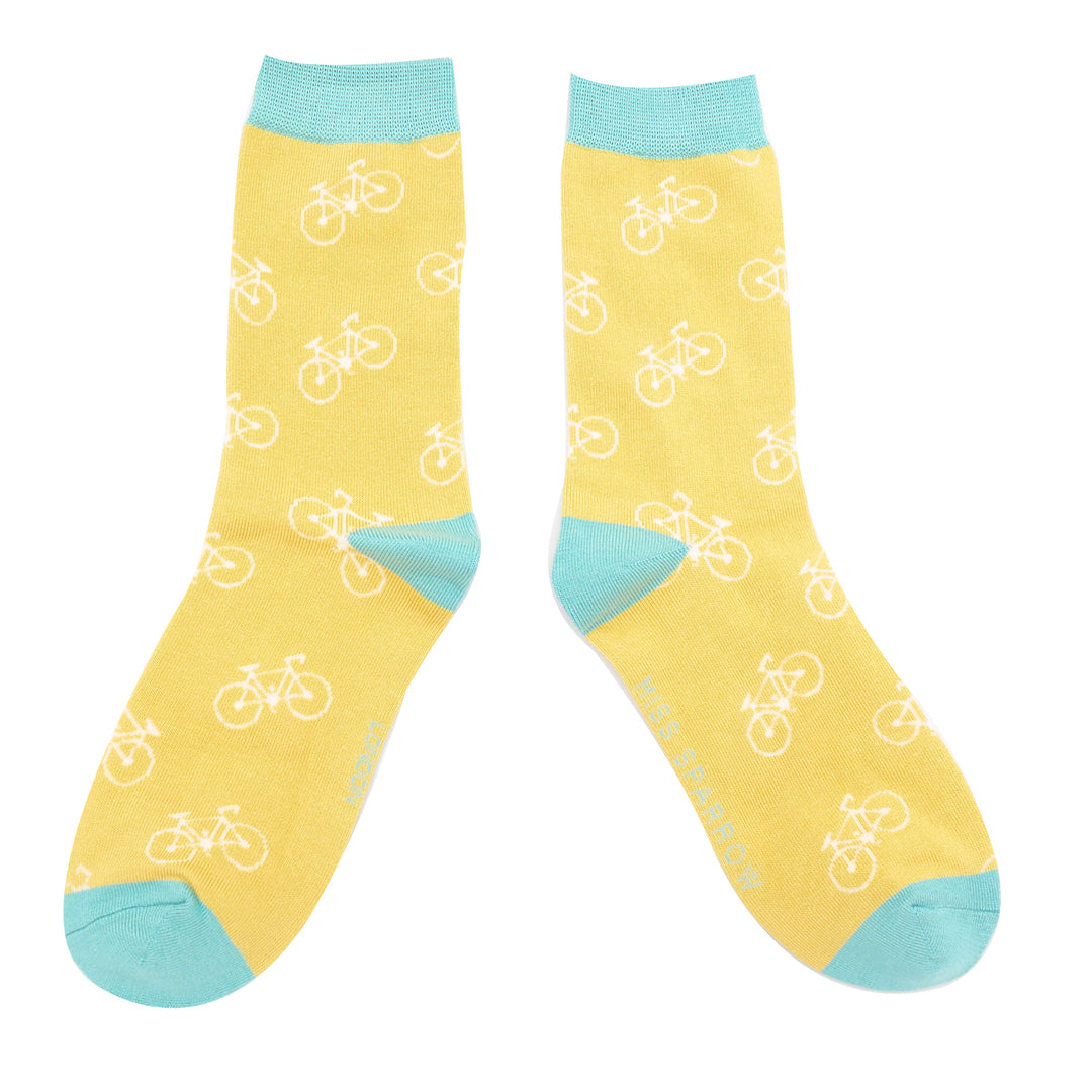 Ladies Bamboo Socks - Bikes