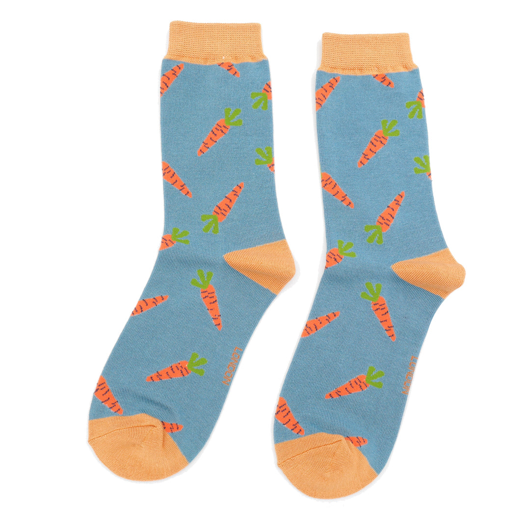 Ladies Bamboo Socks - Carrots