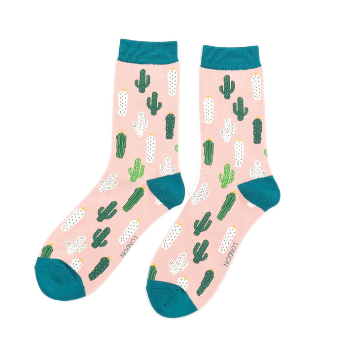 Ladies Bamboo Socks - Prickly Pair