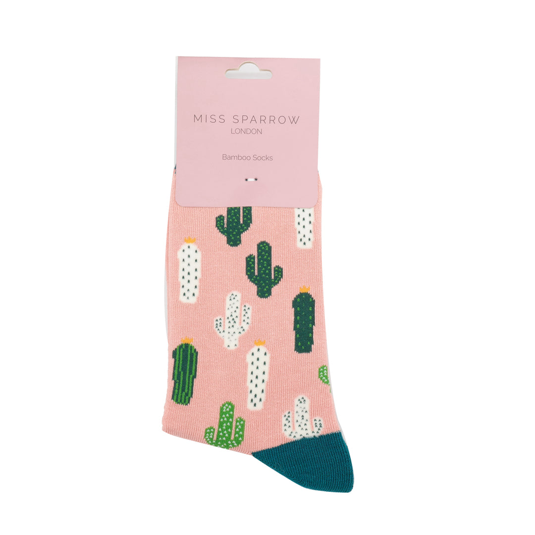 Ladies Bamboo Socks - Prickly Pair