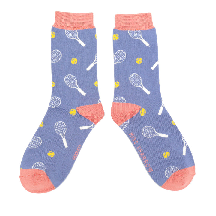 Ladies Bamboo Socks  - Tennis