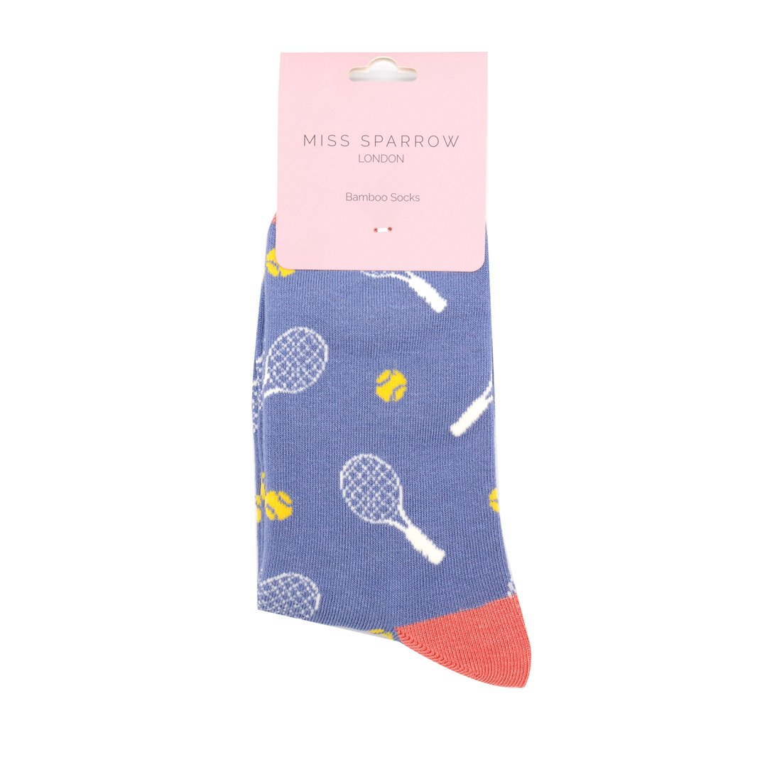 Ladies Bamboo Socks  - Tennis