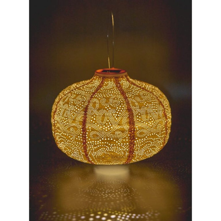 Solar Lantern - Pumpkin