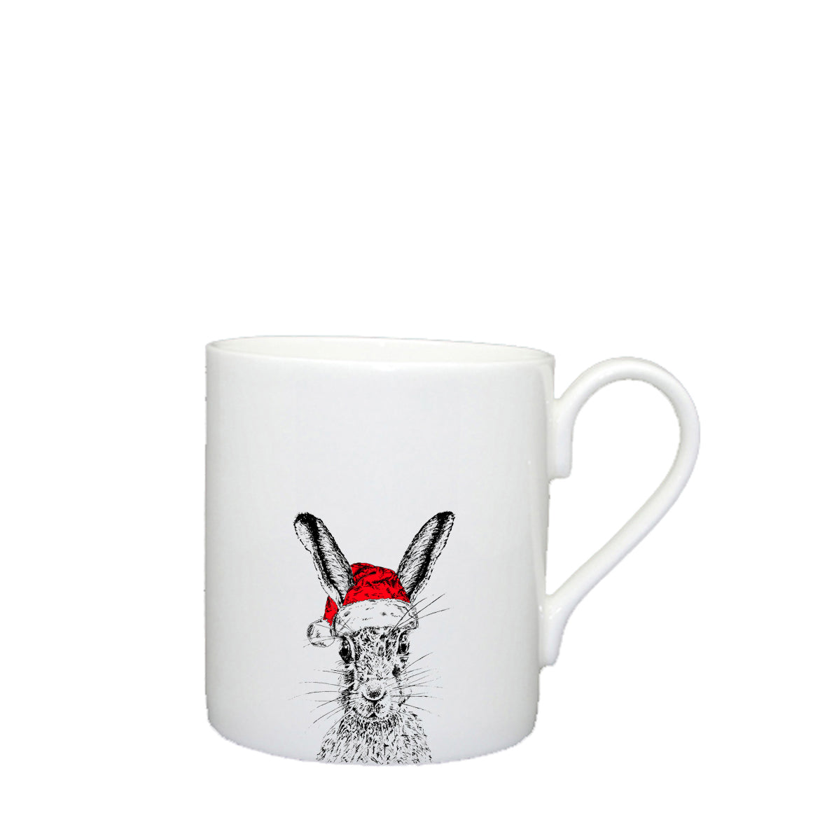 Christmas Sassy Hare Bone China Mug