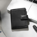 Leather Credit Card Holder - Aldo Tuscan - Black