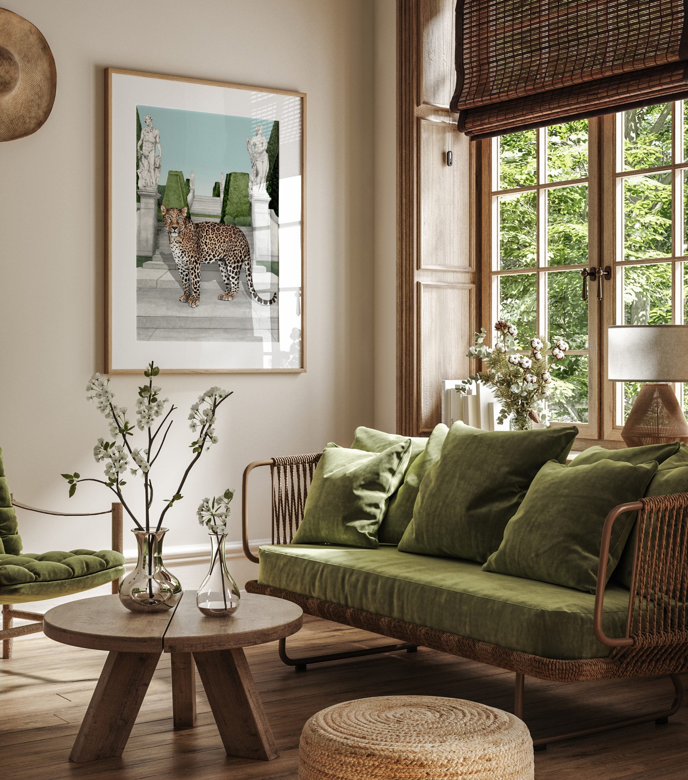 Leopard Framed Art Print