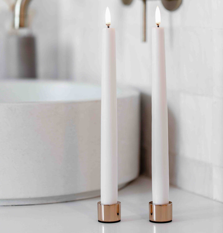 Taper Candle Holder -Chrome