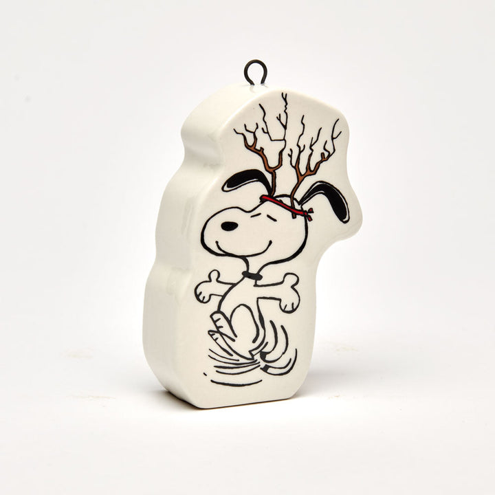 Snoopy Ceramic Decoration  - Antlers