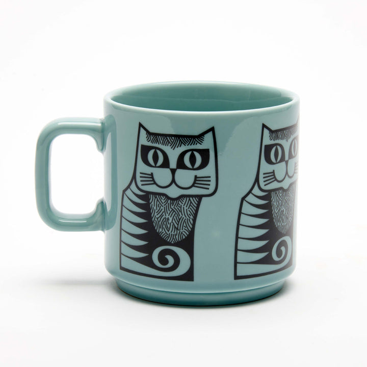 Hornsea Mug Cat Teal