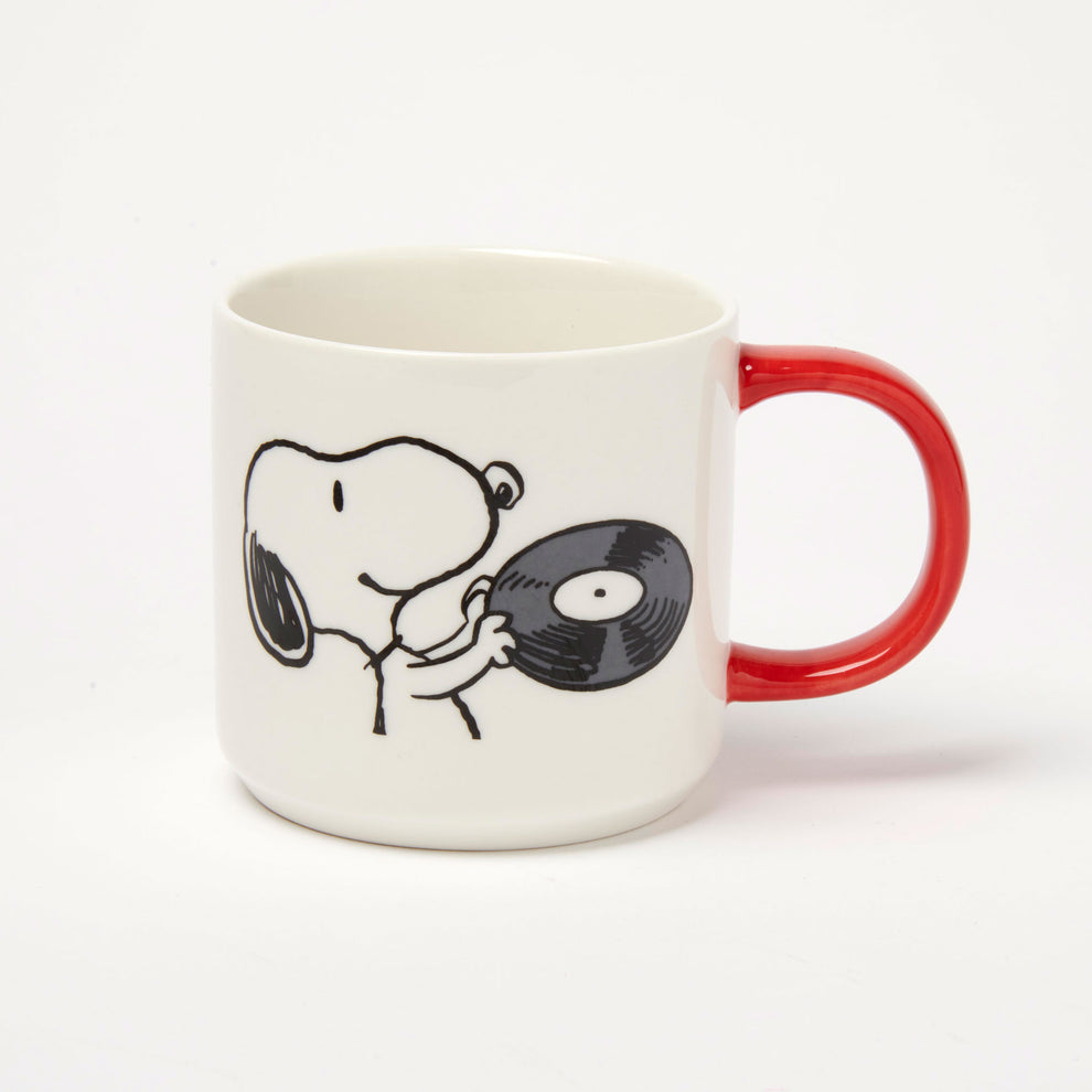 Music Is Life Peanuts Snoopy Mug - Vinyl