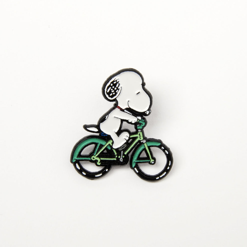 Peanuts Snoopy Lifestyle Enamel Pin - Cycle