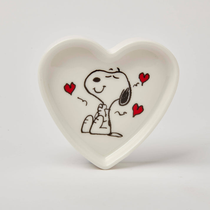 Snoopy Heart Shaped Trinket Dish - Love