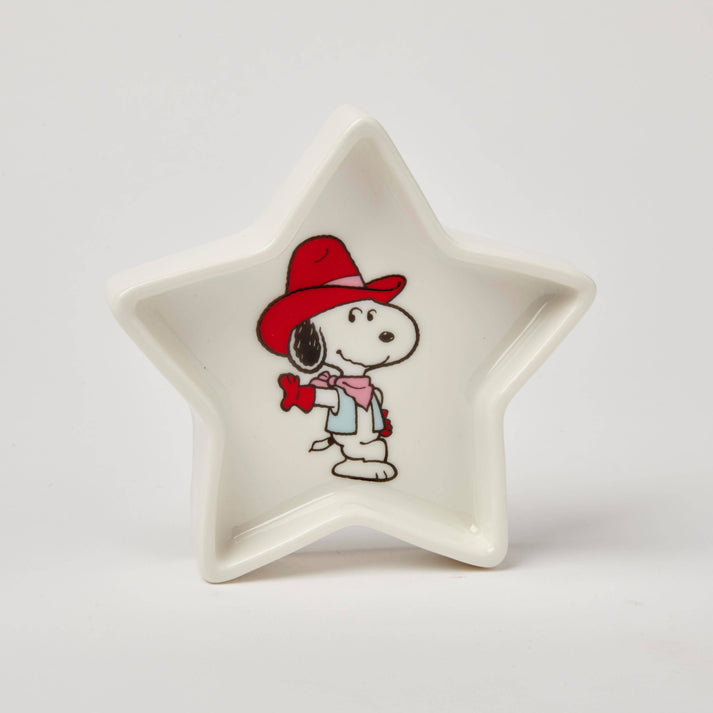 Snoopy Star Shaped Trinket Dish - Howdy