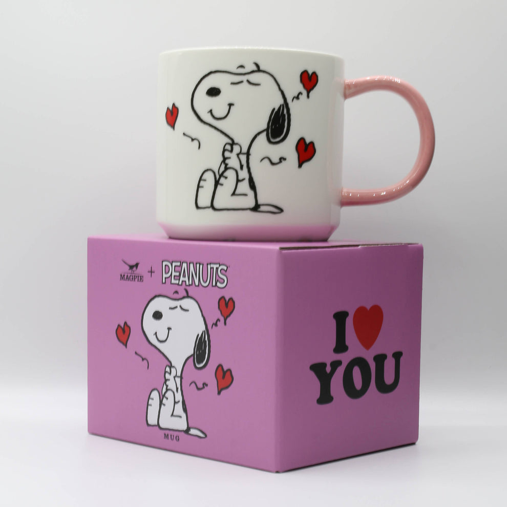 I Love You Peanuts Snoopy Mug