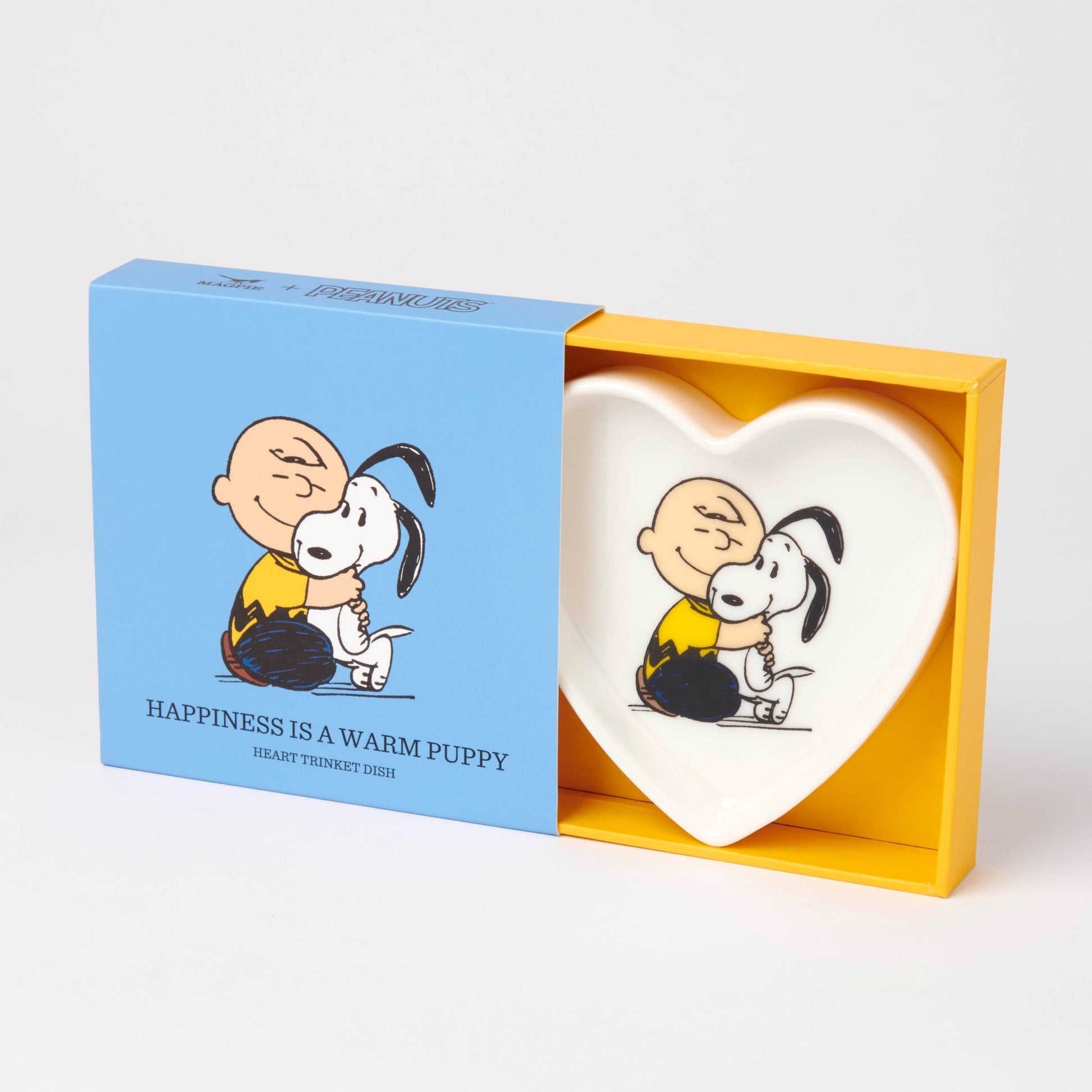 Peanuts Snoopy Heart Shaped Trinket Dish - Puppy