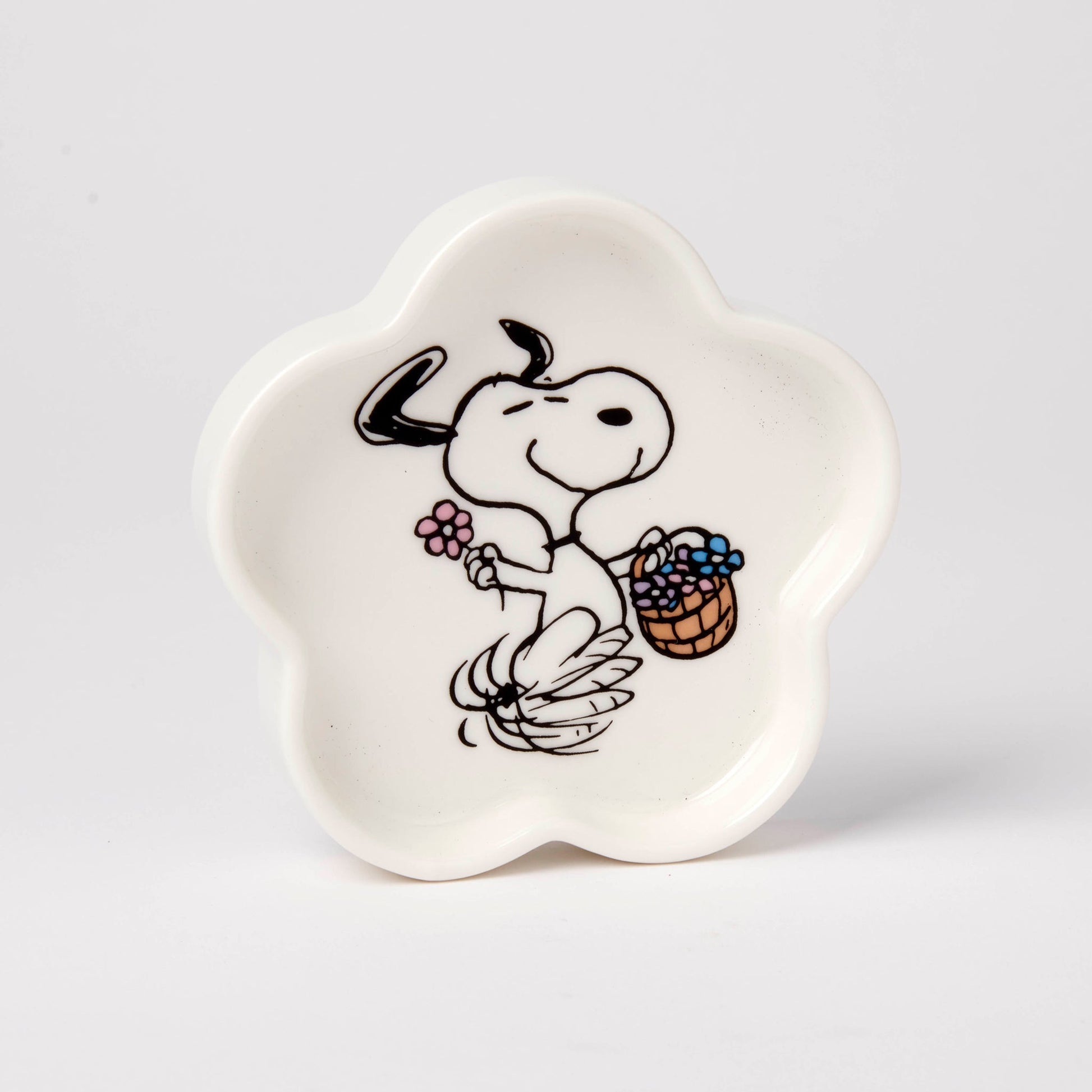 Peanuts Snoopy Flower Shaped Trinket Dish - Floral Dance