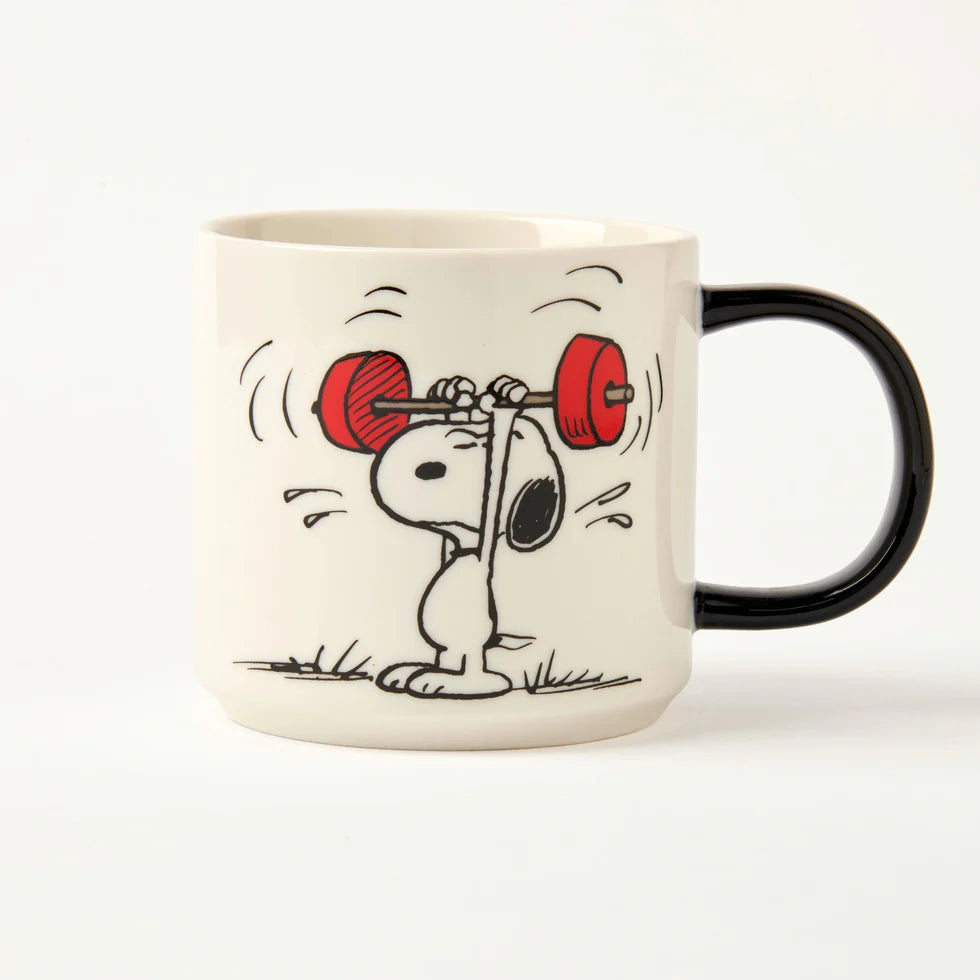 Work It Peanuts Snoopy Mug