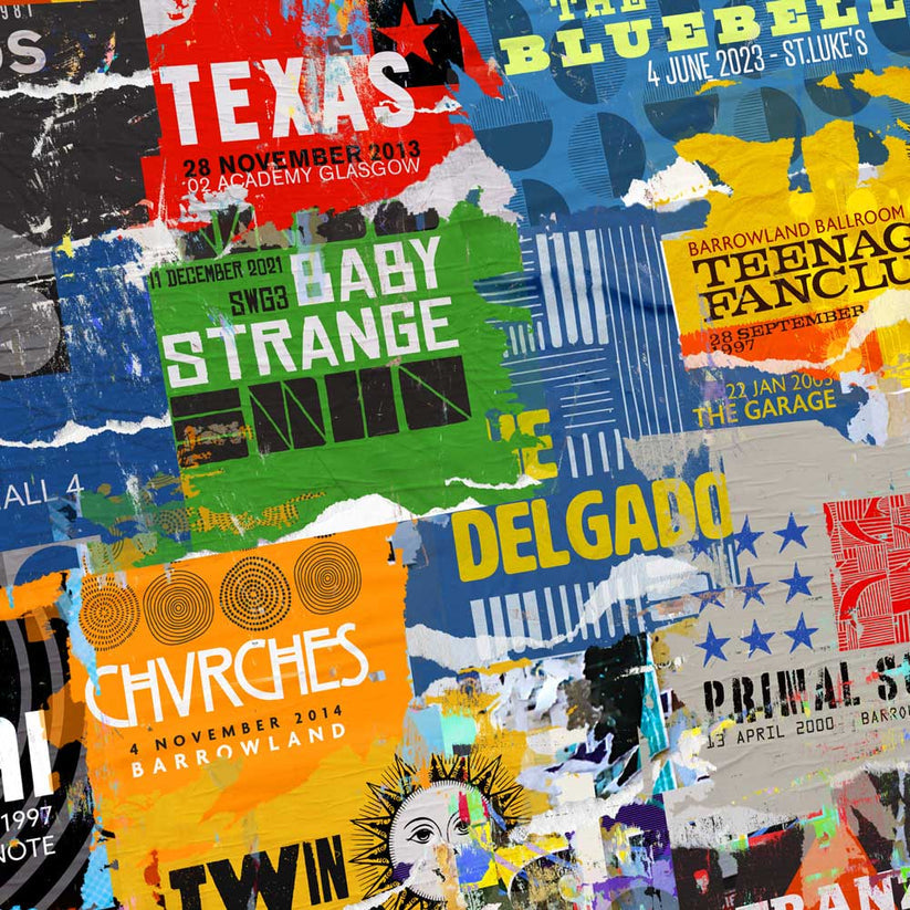 Made in Glasgow - Music Poster Print