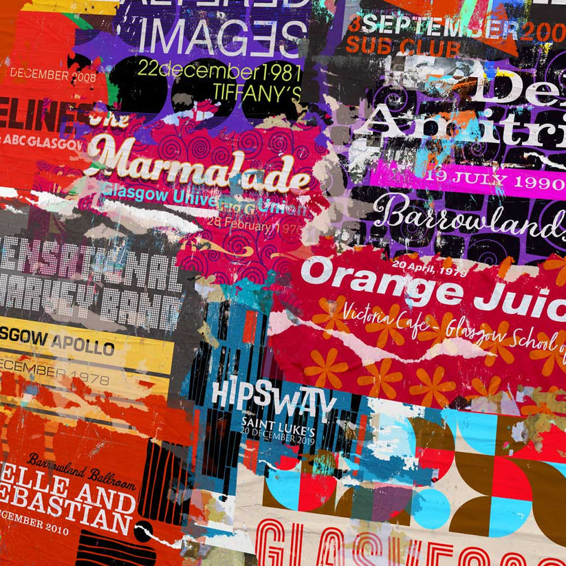 Made in Glasgow - Music Poster Print