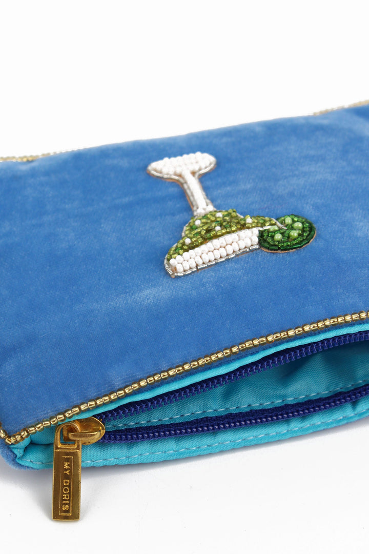 Margarita Summer Cocktail Beaded Coin Purse