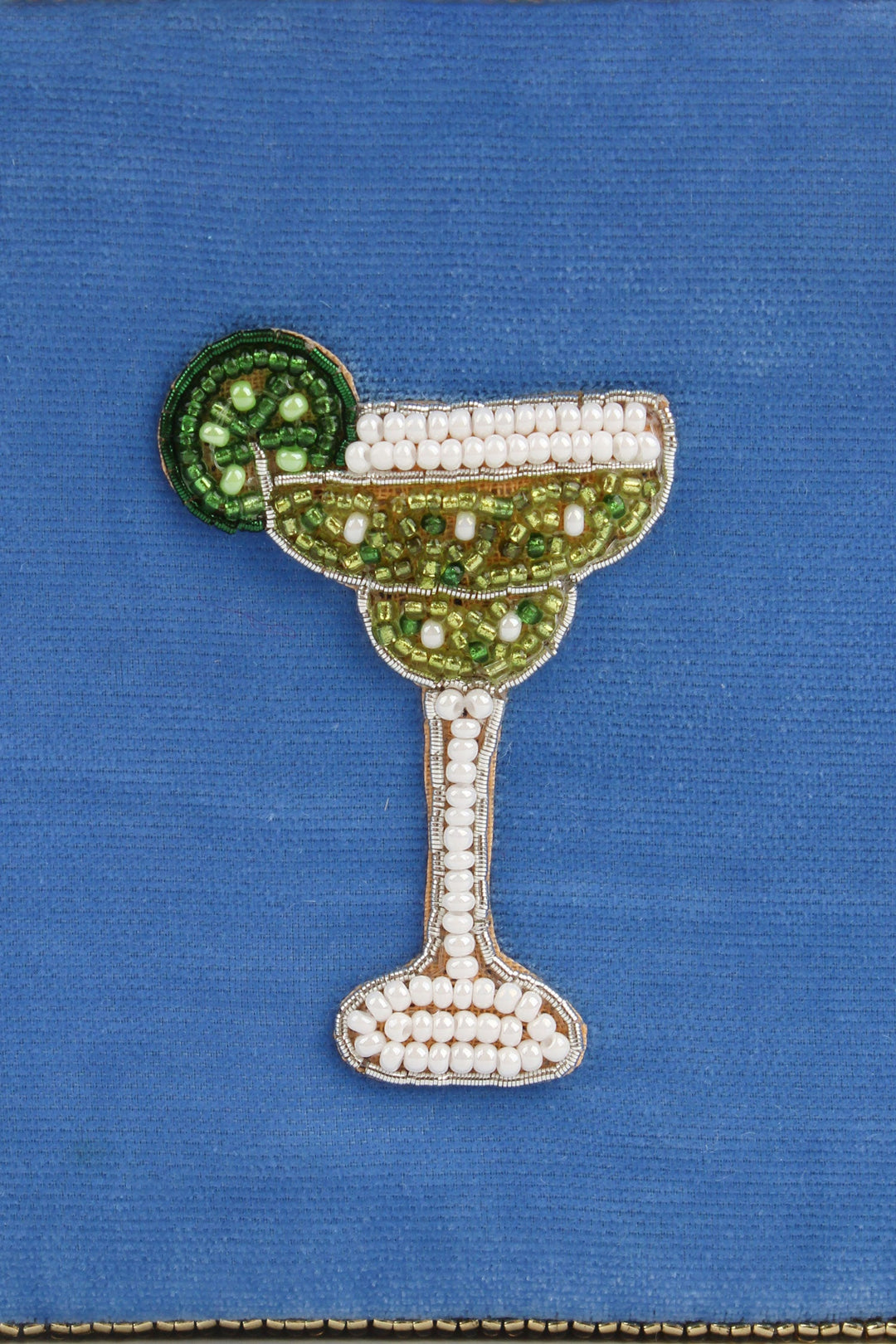 Margarita Summer Cocktail Beaded Coin Purse