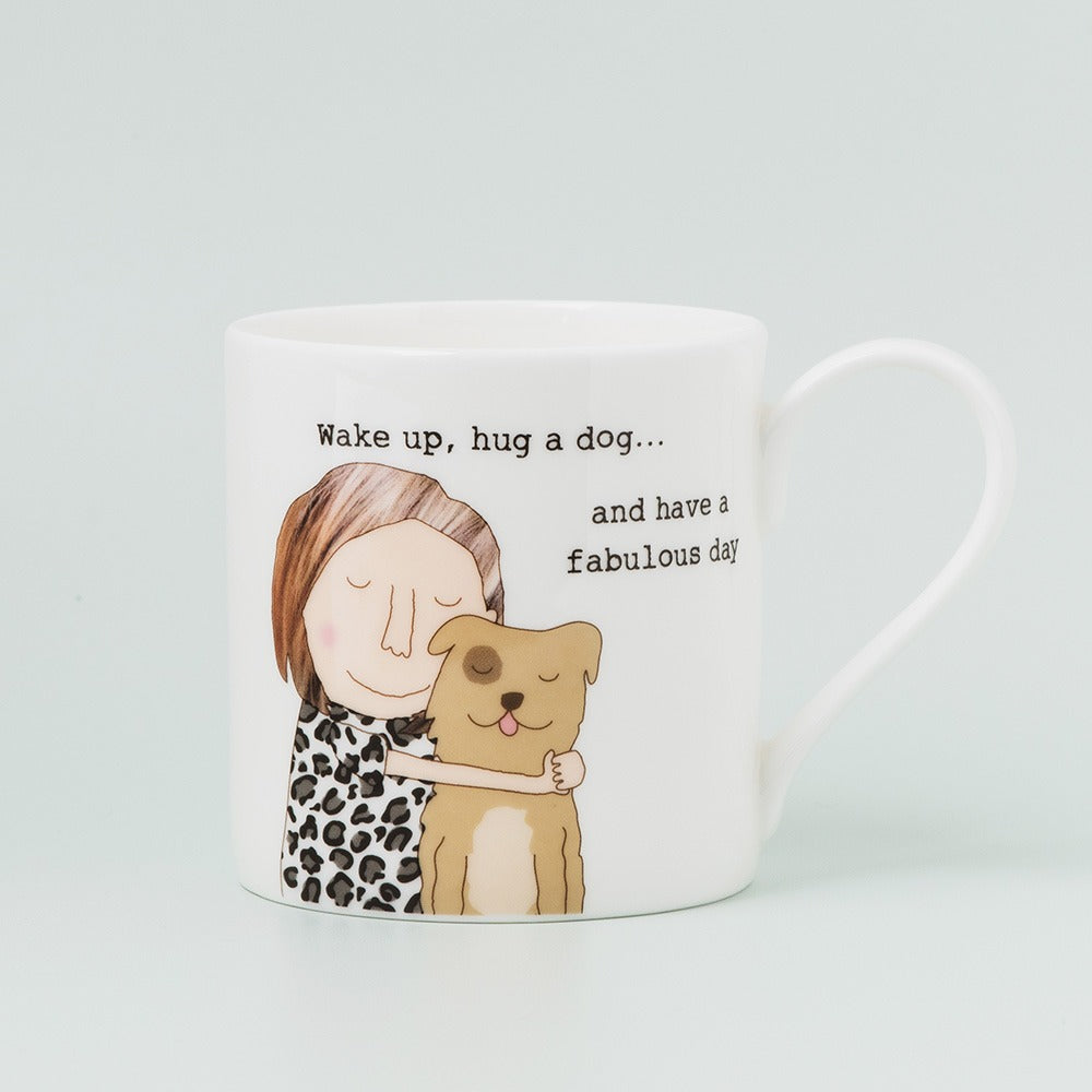Hug A Dog China Mug