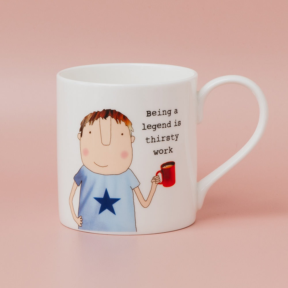 Thirsty Work China Mug