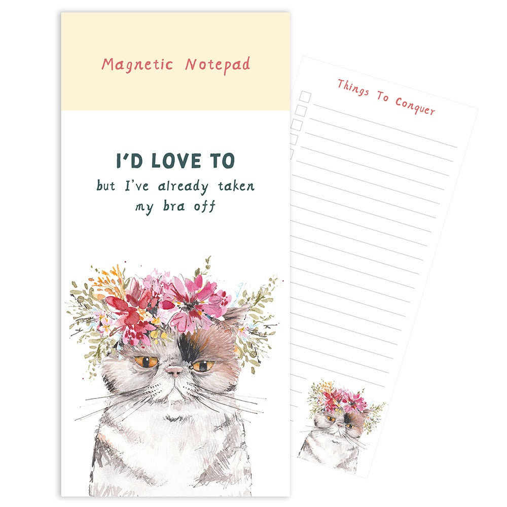 Magnetic Notepad - Bra Off