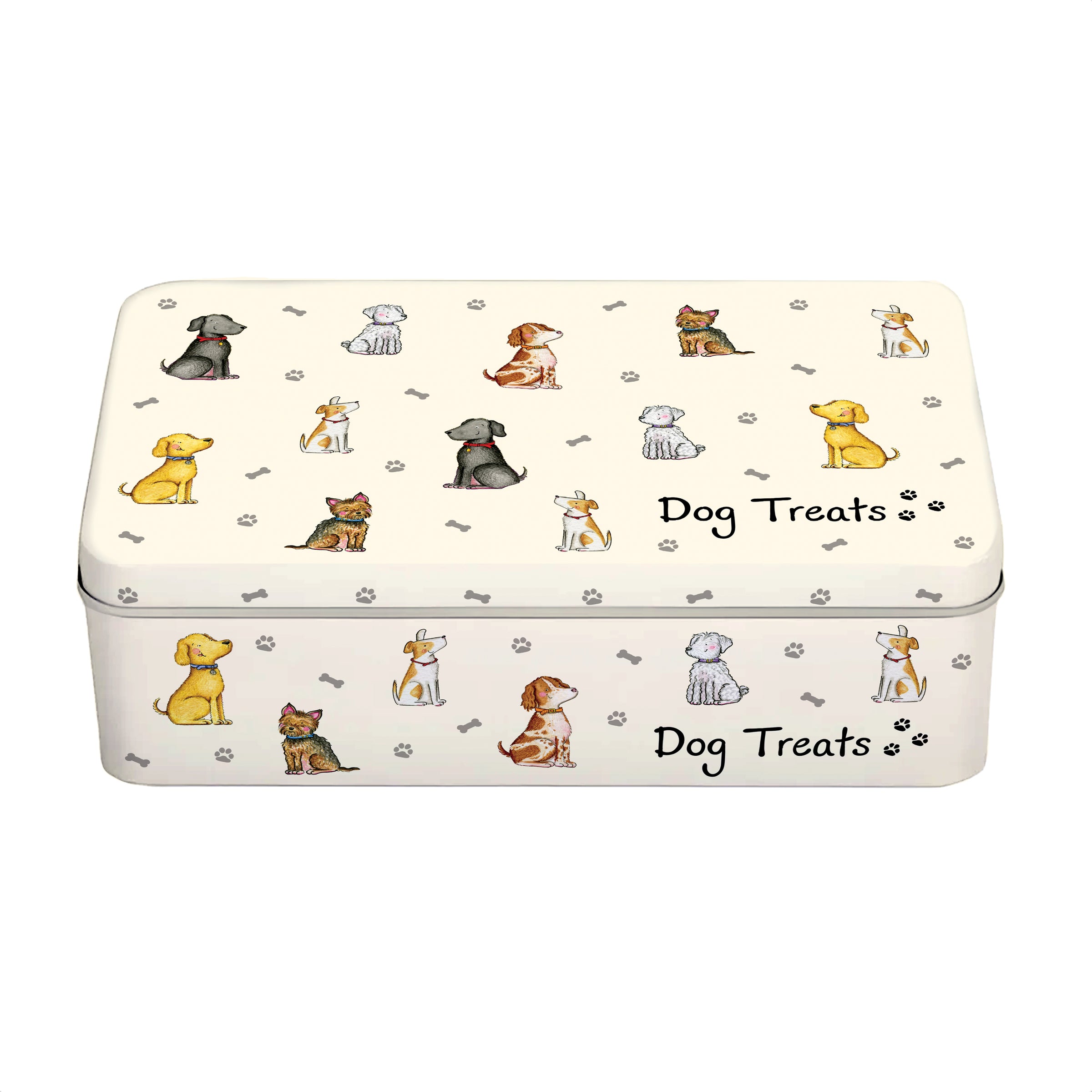Dog Treat Storage Tin