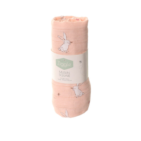 Muslin Square - Bunnies
