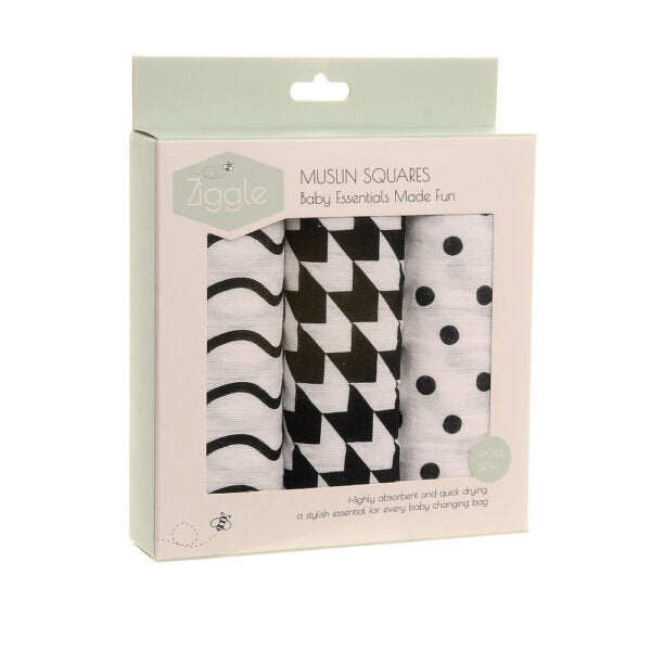 Muslins Set - Black And White