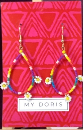 Flower Bead Earrings