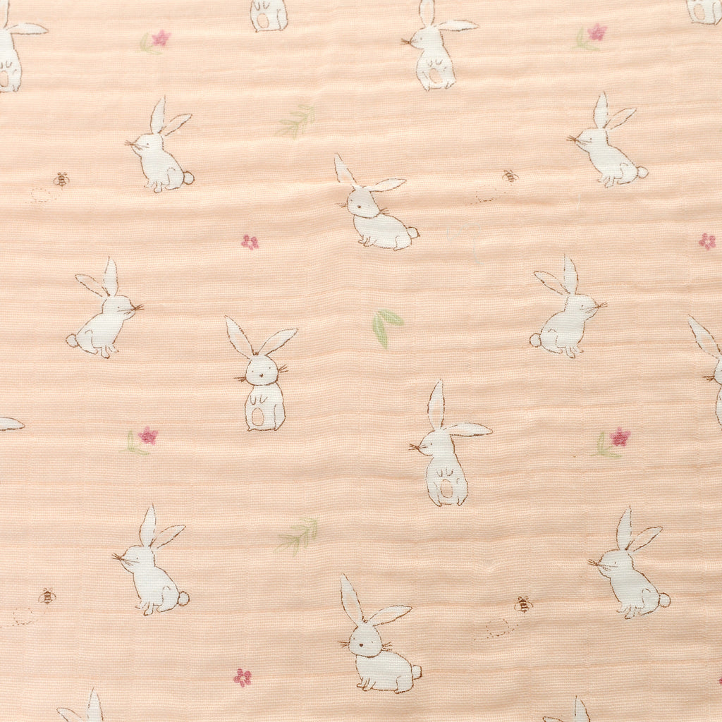 Muslin Square - Bunnies