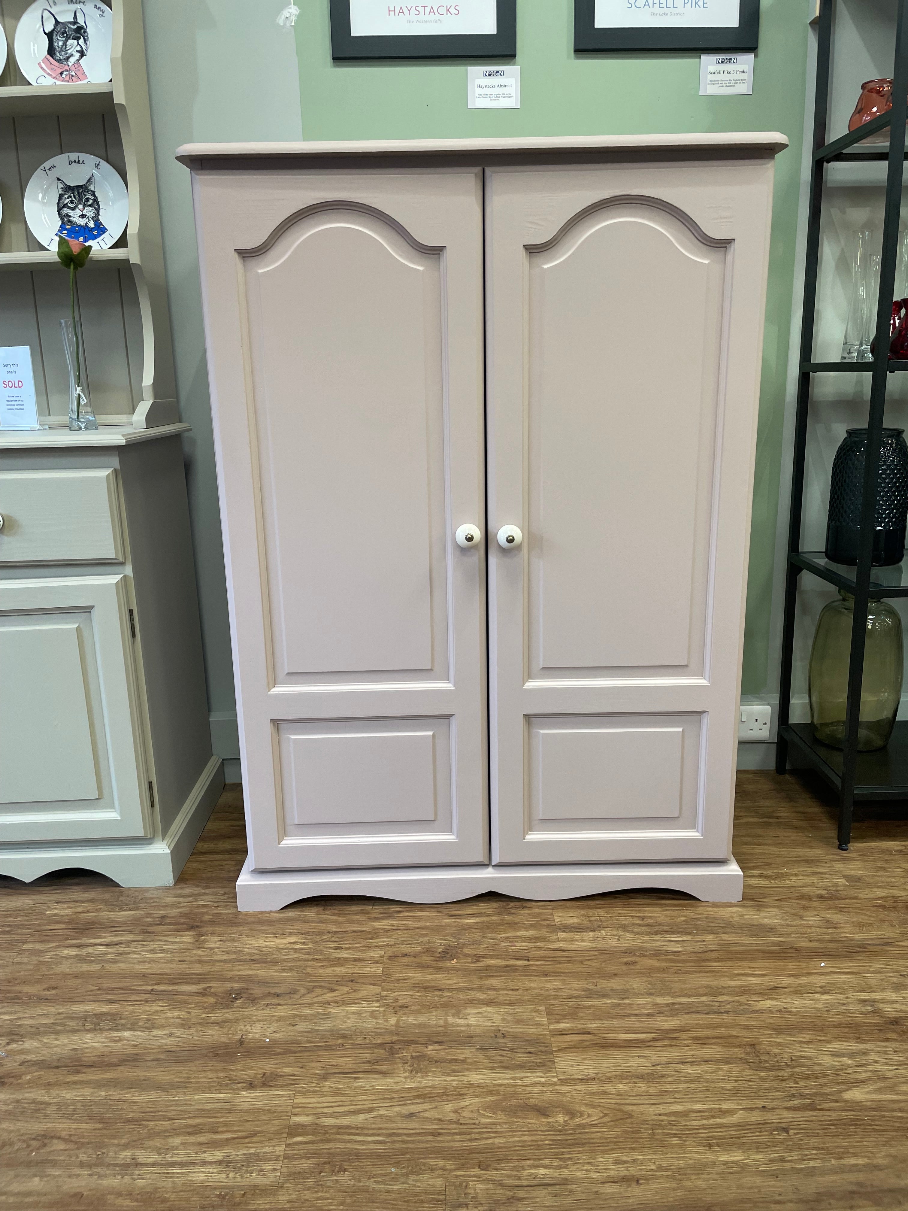 Small Low Double Wardrobe