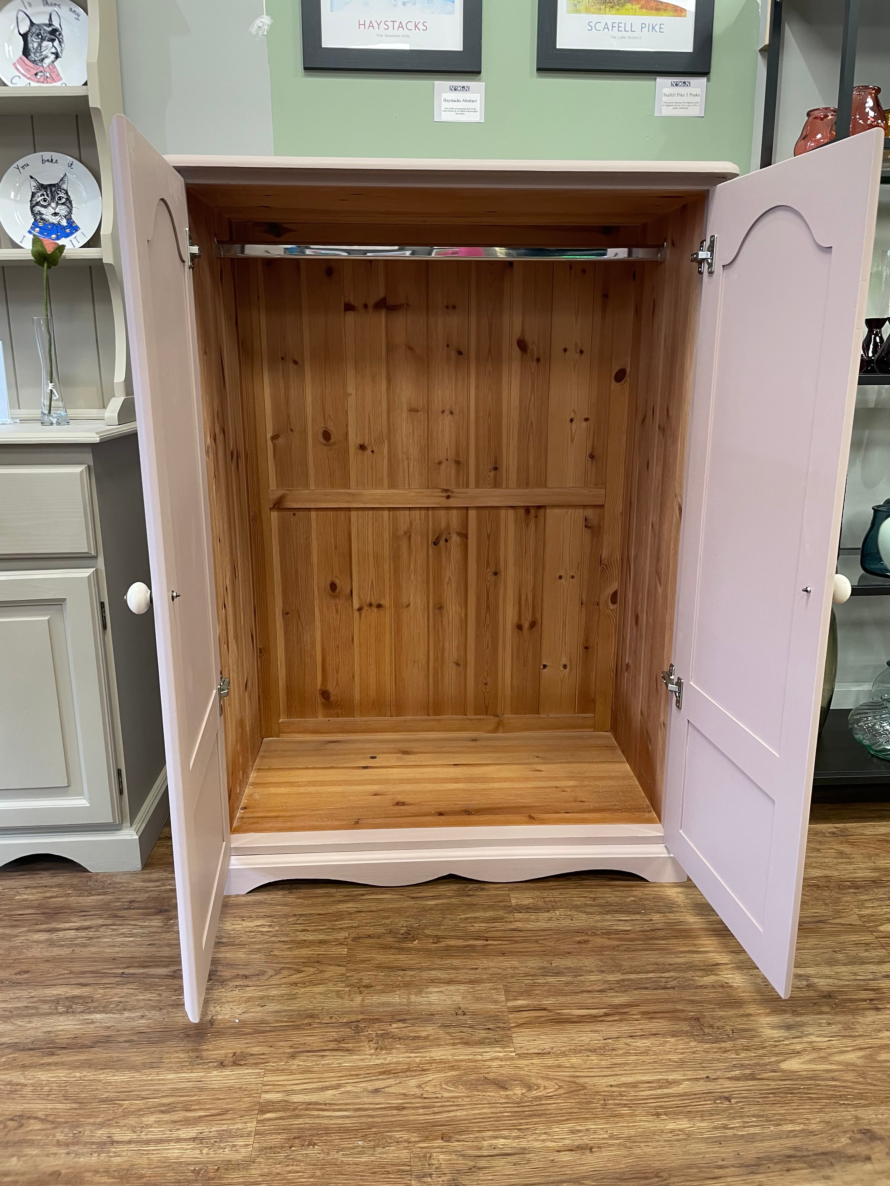 Small Low Double Wardrobe