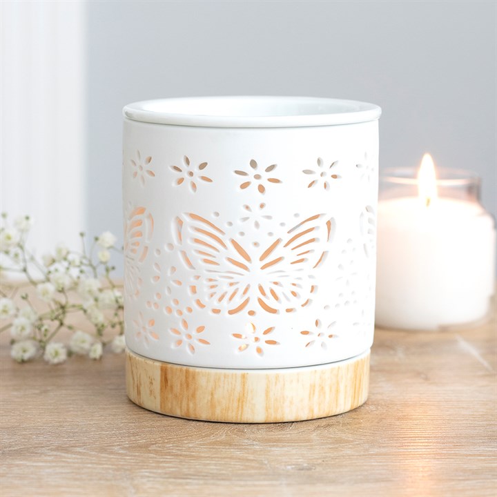 Ceramic Butterfly Oil Burner