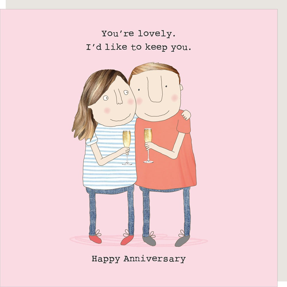 You're Lovely Anniversary Card