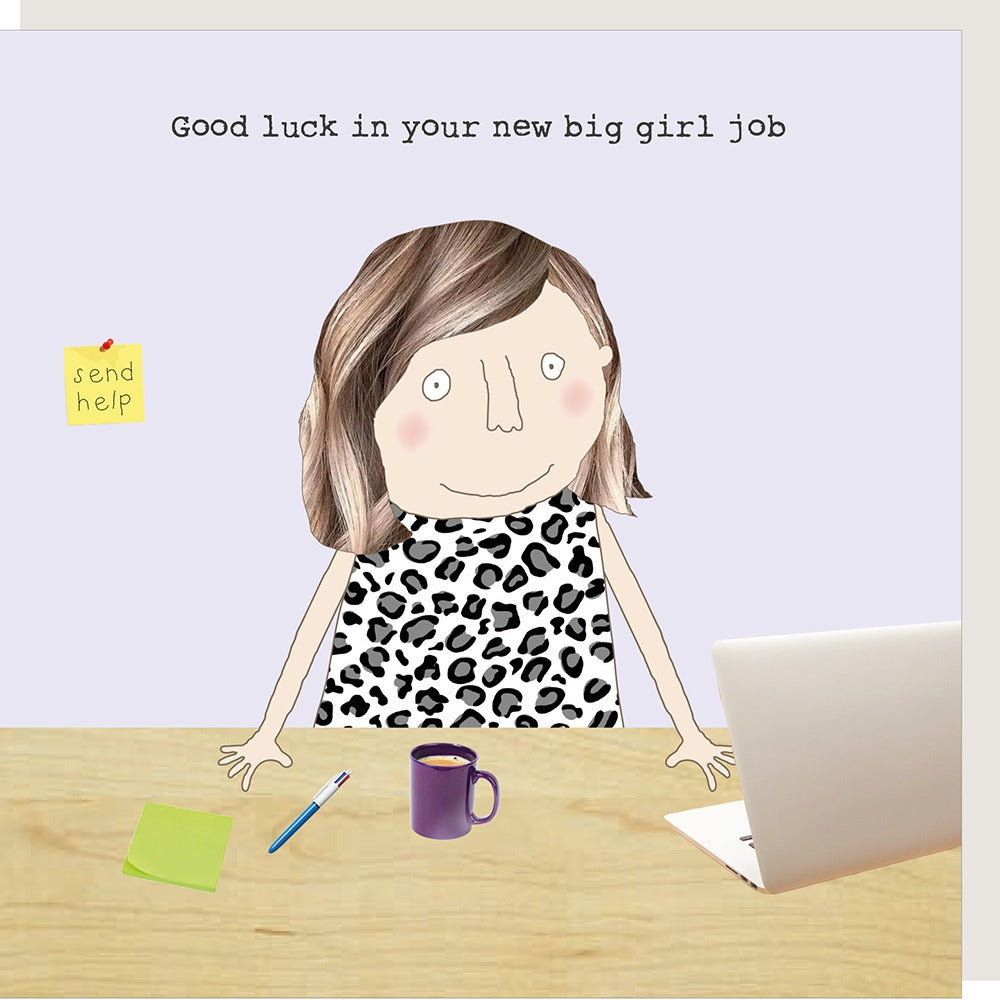 Big Girl - New Job Card