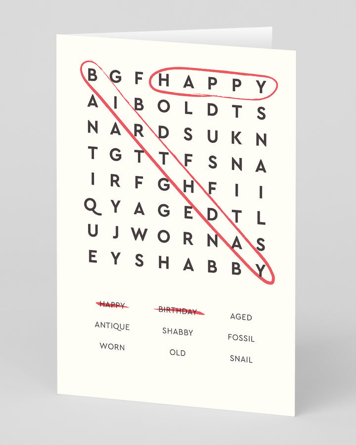 Happy Birthday Word Search