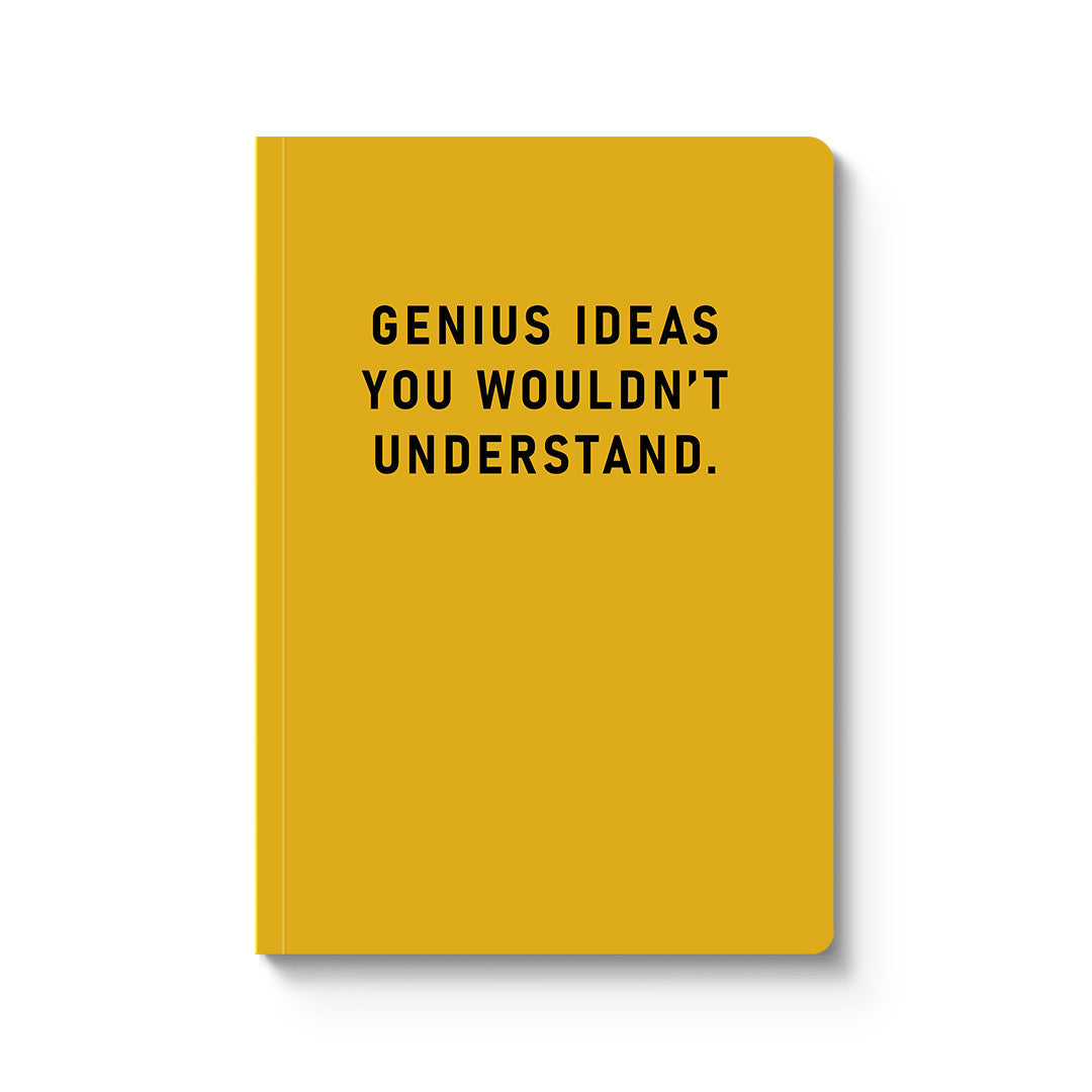 A5 Paperback Notebook - Genius Ideas