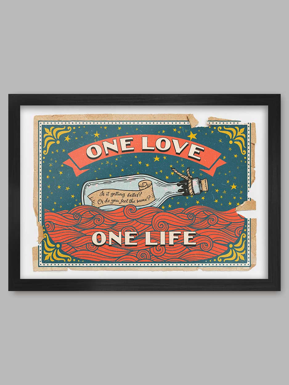 One - A3 Music Poster Print