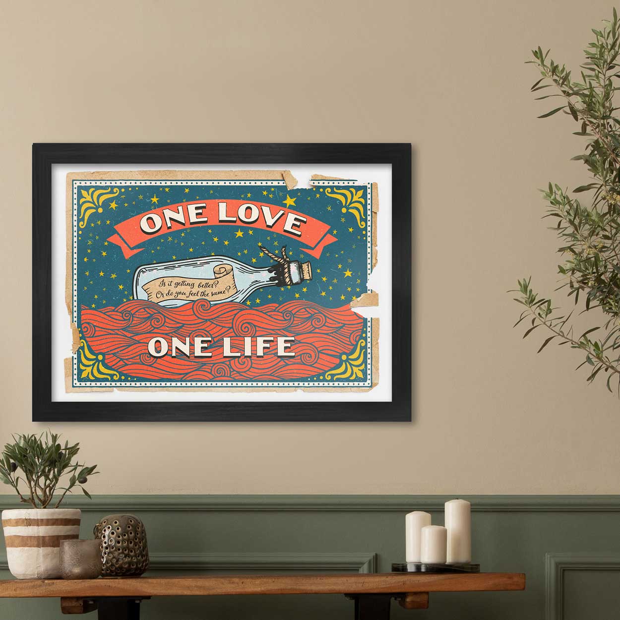 One - A3 Music Poster Print