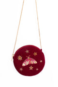 Velvet Round Bag - Moth