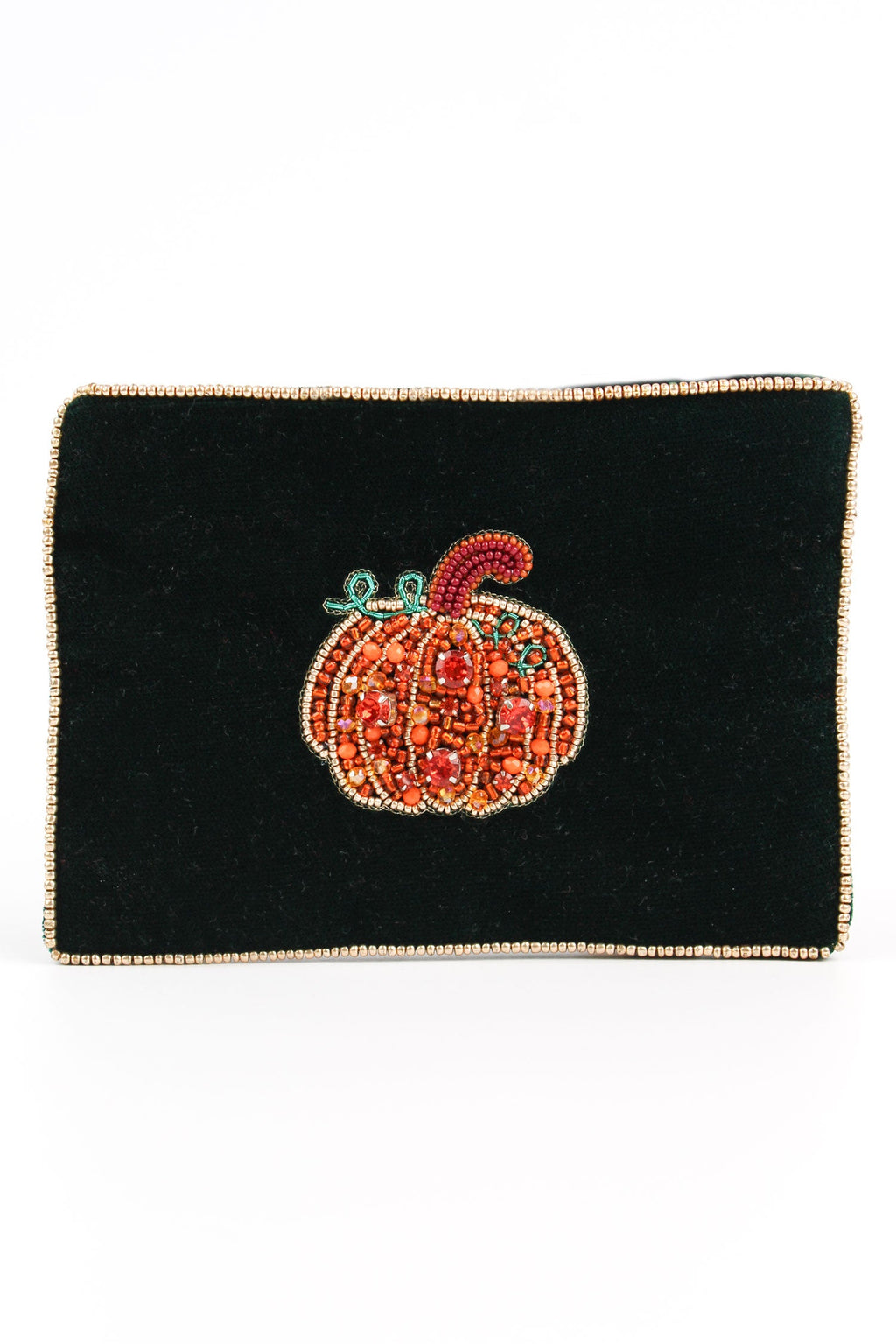 Pumpkin Beaded Purse