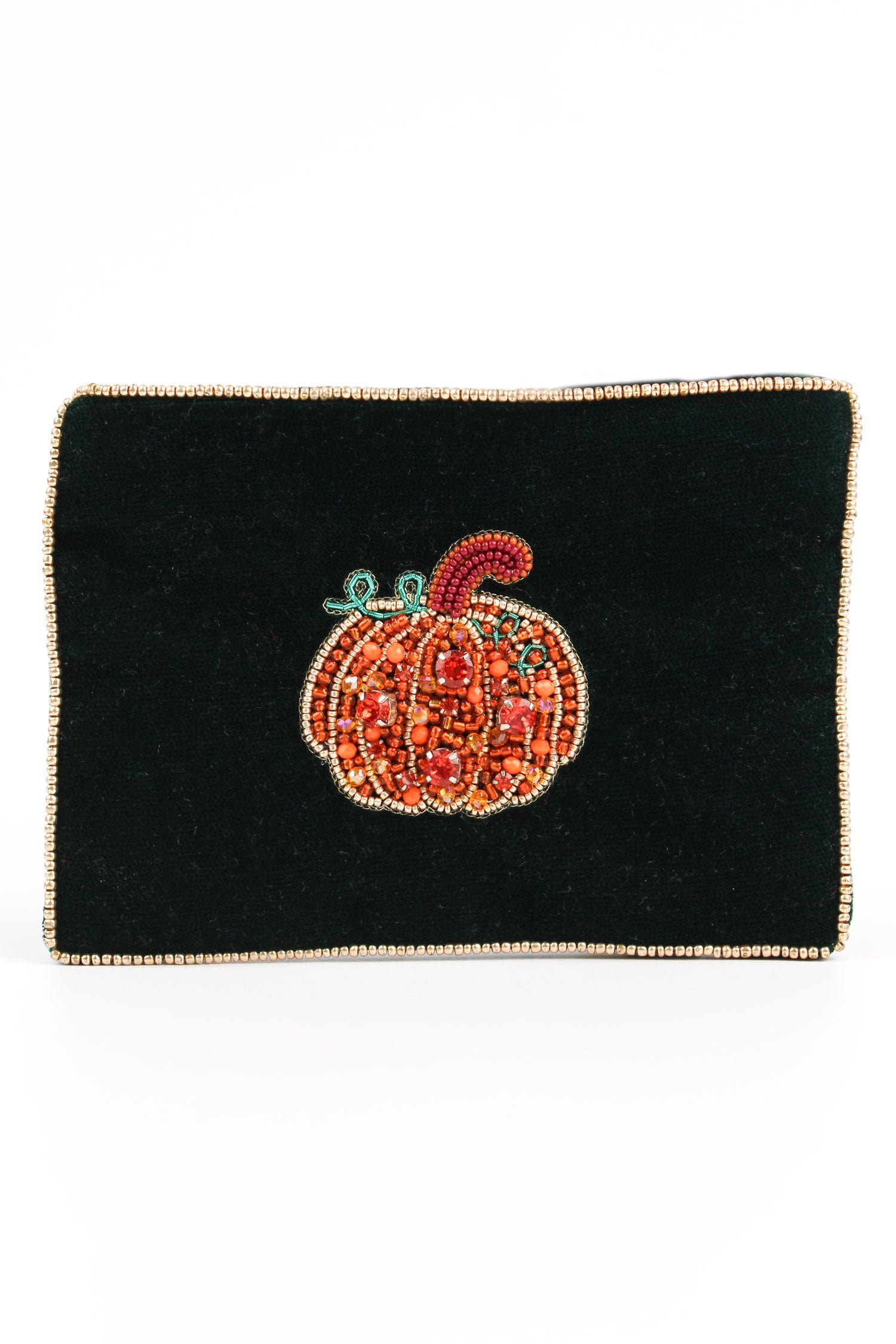 Pumpkin Beaded Purse