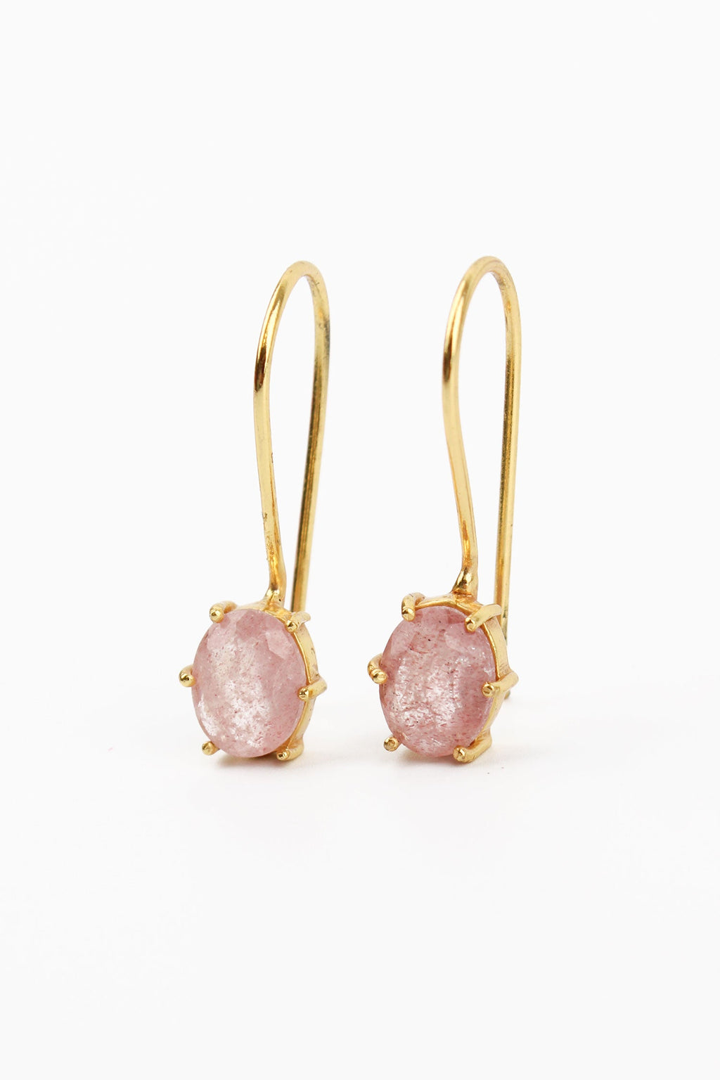 Pink Aventurine Gemstone Earrings