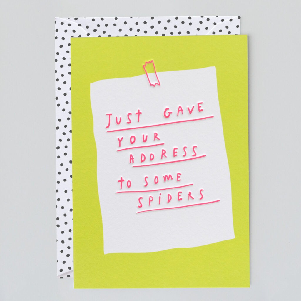 Spiders Greeting Card