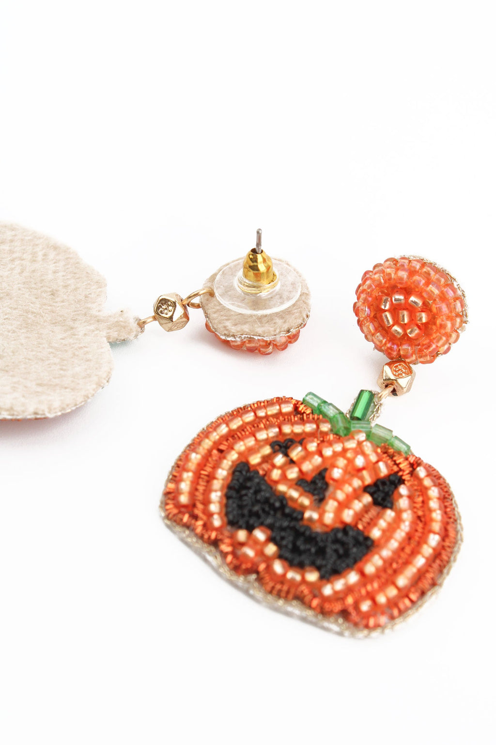 Jack O'Lantern Drop Earrings