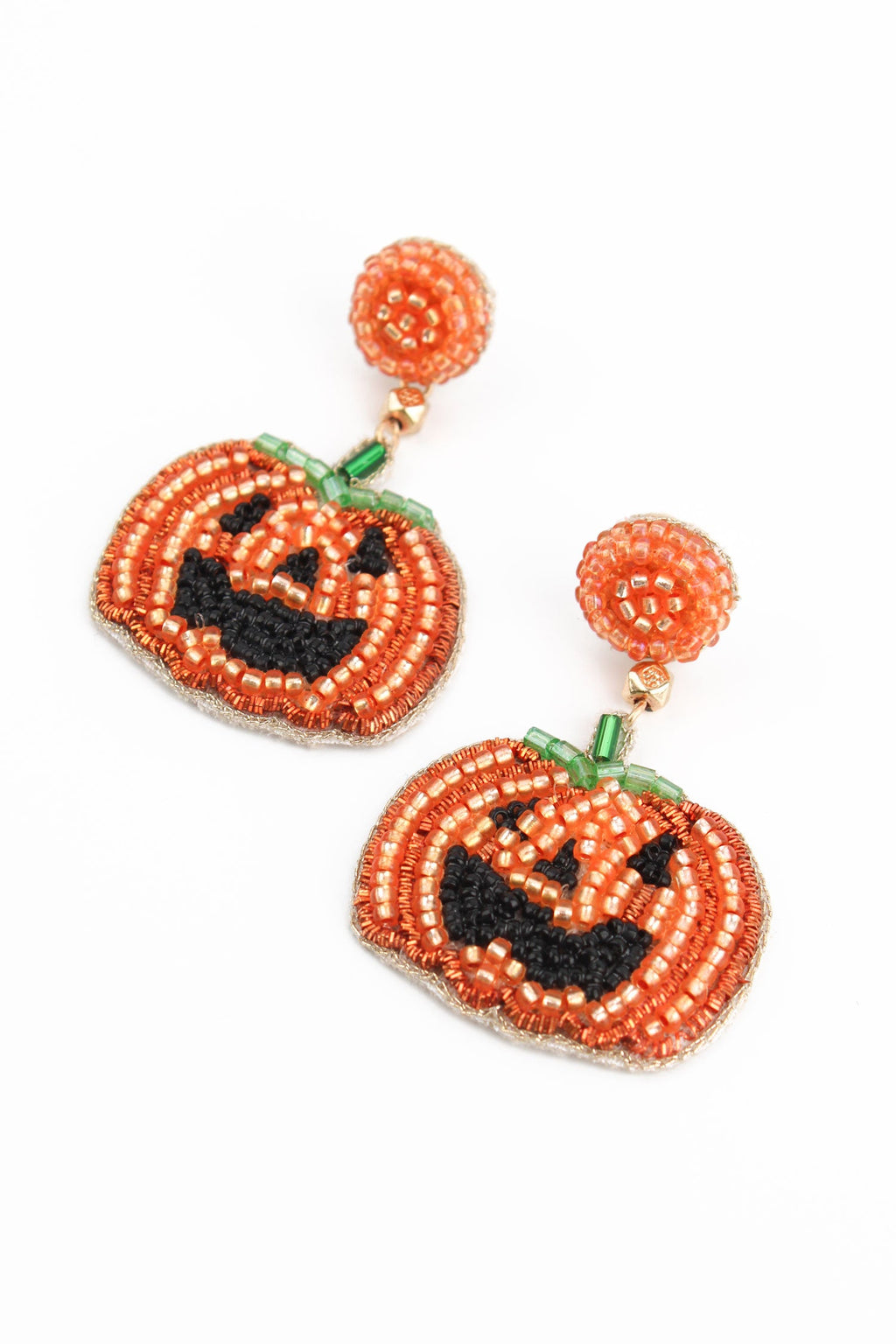 Jack O'Lantern Drop Earrings